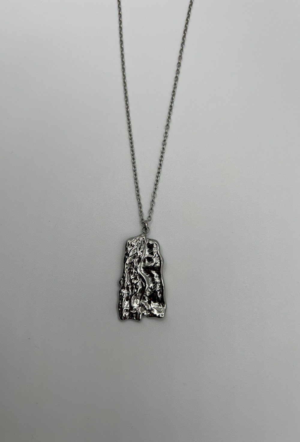 Подвеска "Мятая пластина" - фото 83924