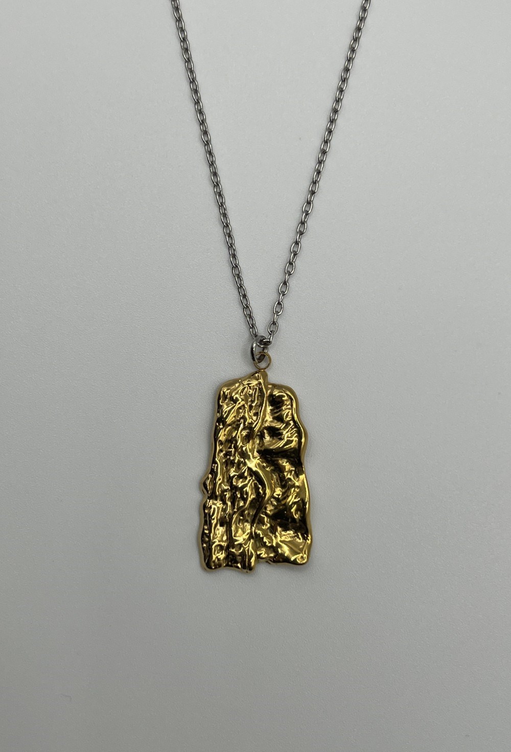 Подвеска "Мятая пластина" - фото 83927