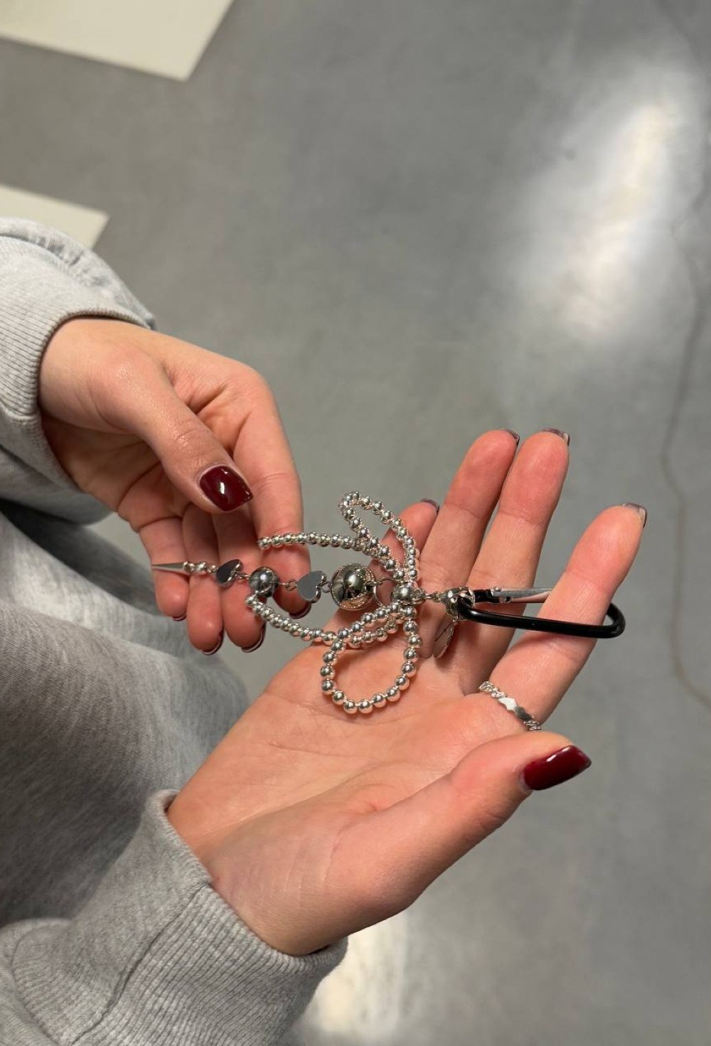 silver coquette trinket - фото 84109