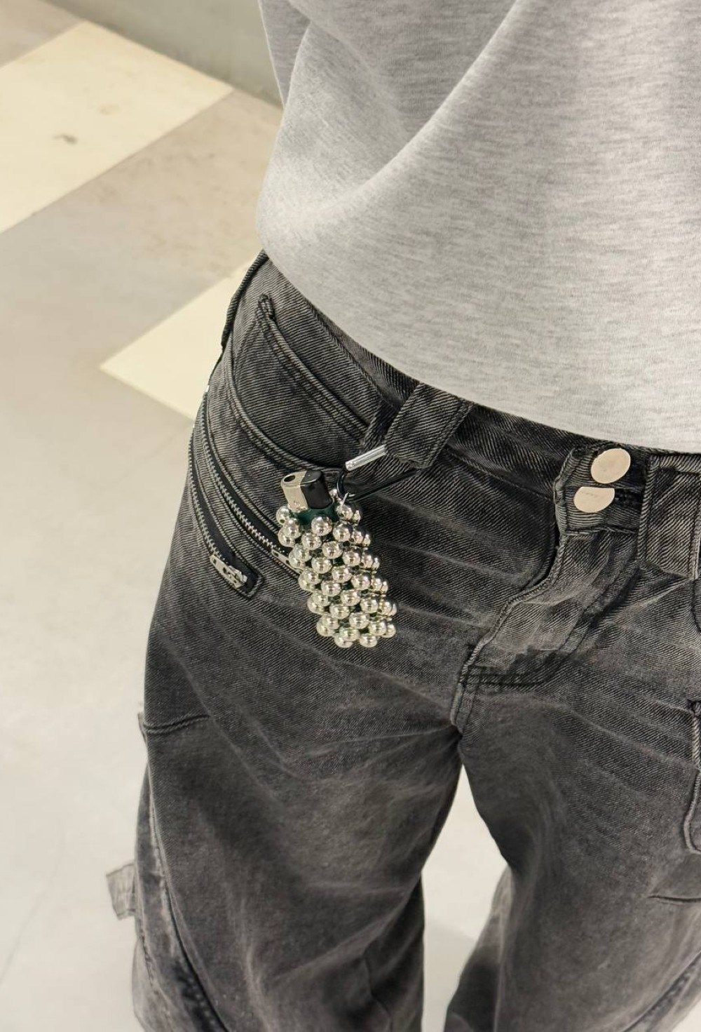 silver lighter case - фото 84117