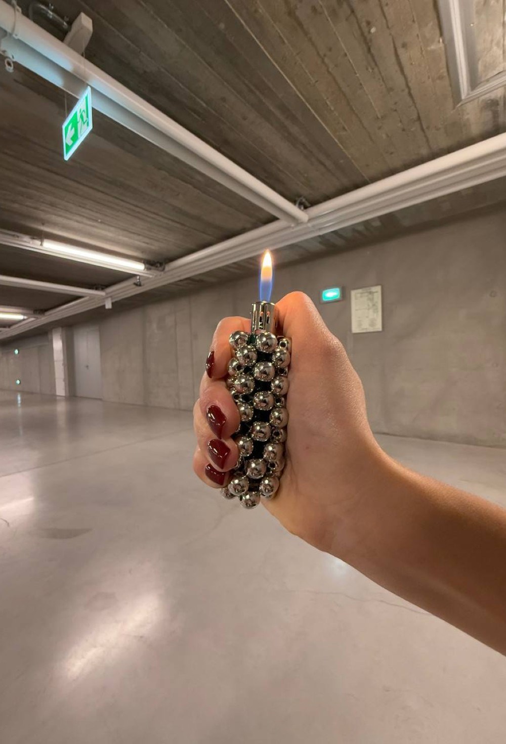 silver lighter case - фото 84118