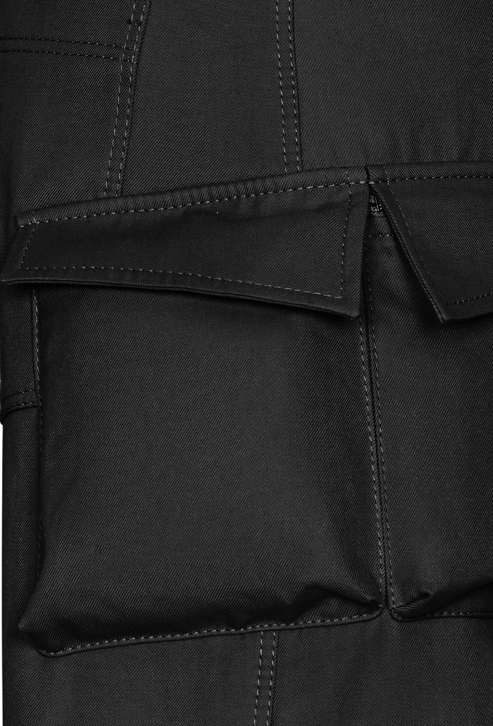 Брюки-карго из плотного хлопка - фото 84144