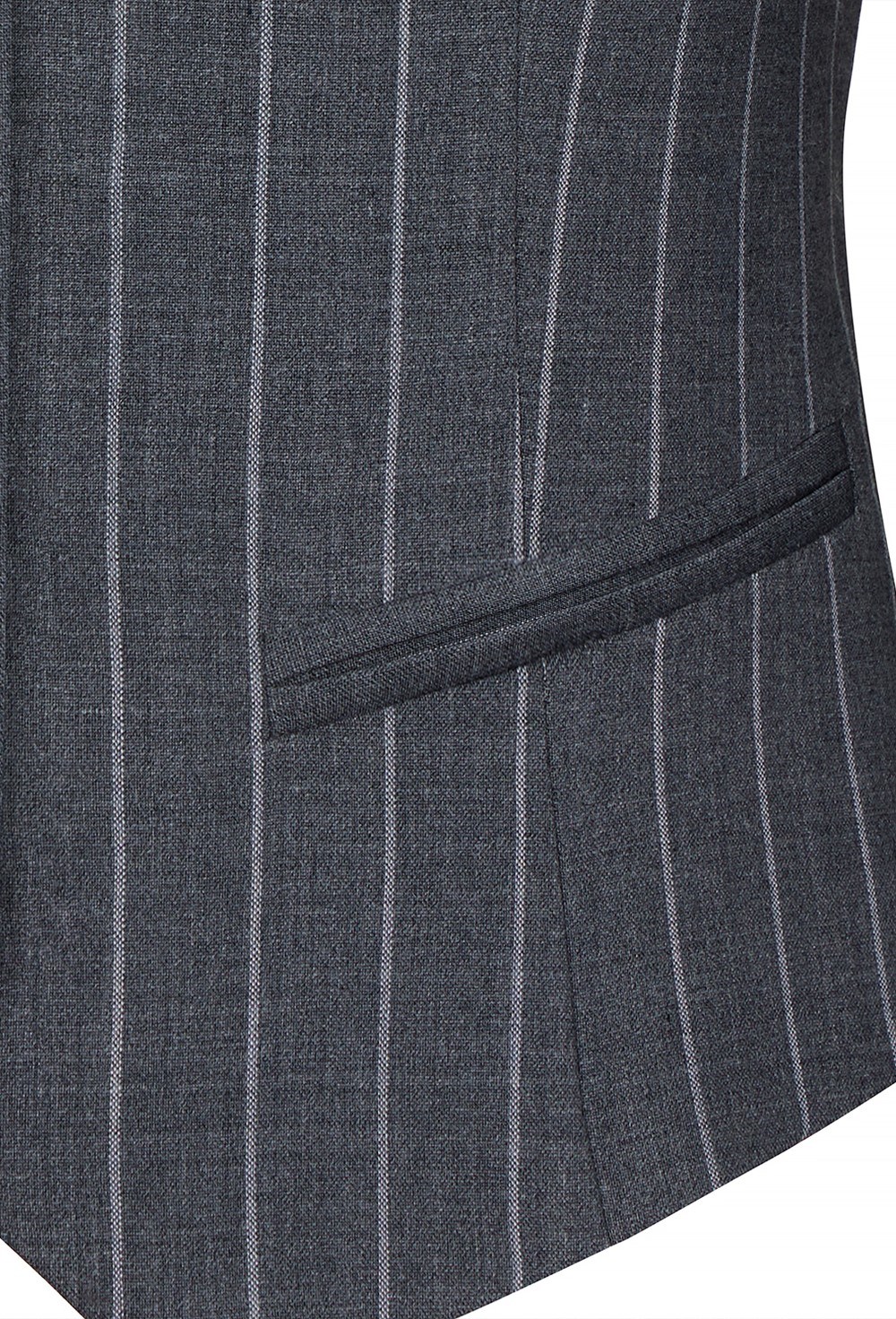 Жилет приталенного силуэта из тонкой шерсти - фото 84205