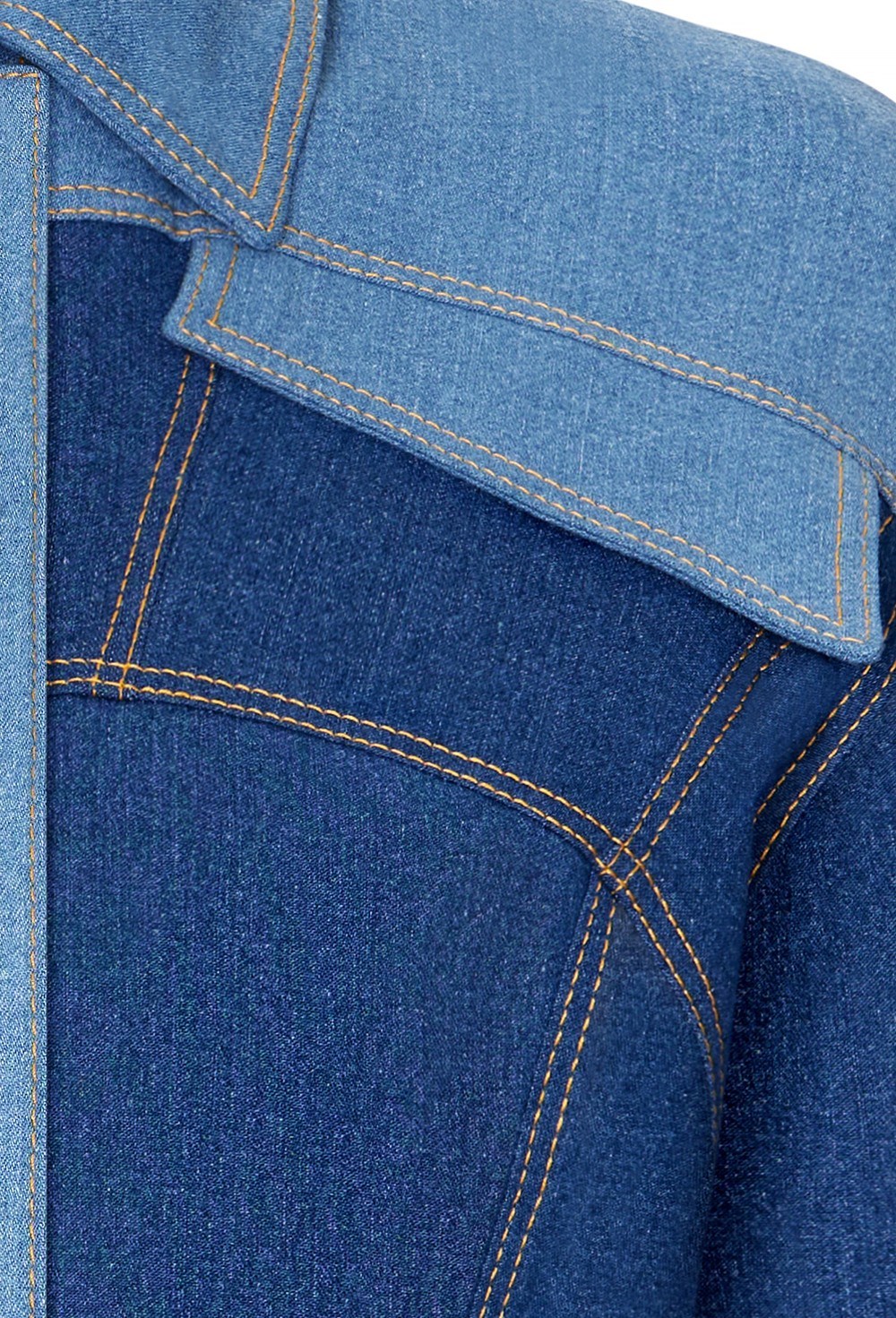 Джинсовая куртка на молнии - фото 84220