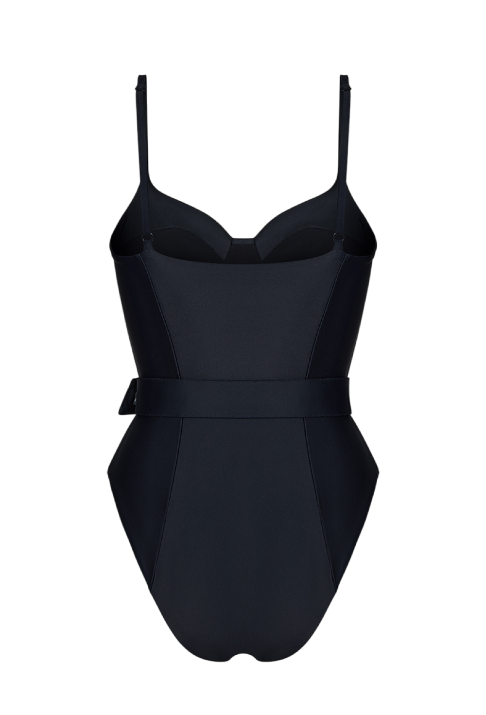 Слитный купальник с поясом - фото 84475