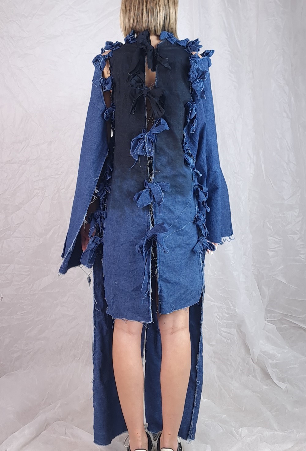 ПЛАЩ ДЖИНСОВЫЙ - фото 84531