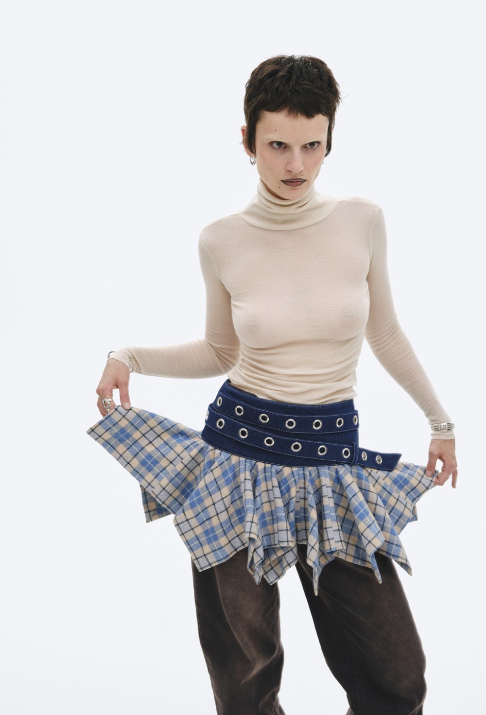 Юбка с люверсами Debbie - фото 84631