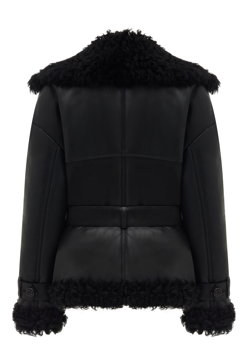 Дубленка с мехом тиградо - фото 85401