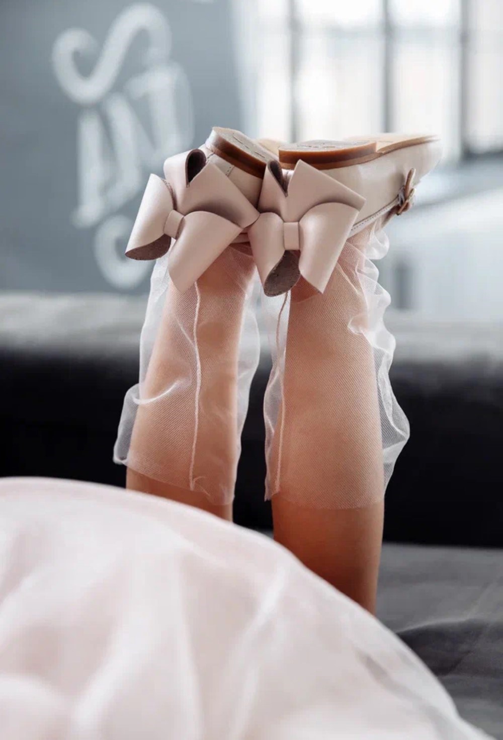 Тюлевые носочки - фото 85740