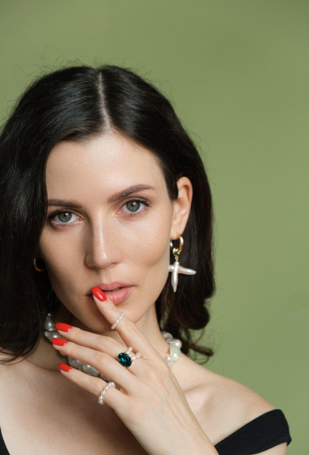 Серьги MORE DRAMA - фото 86425