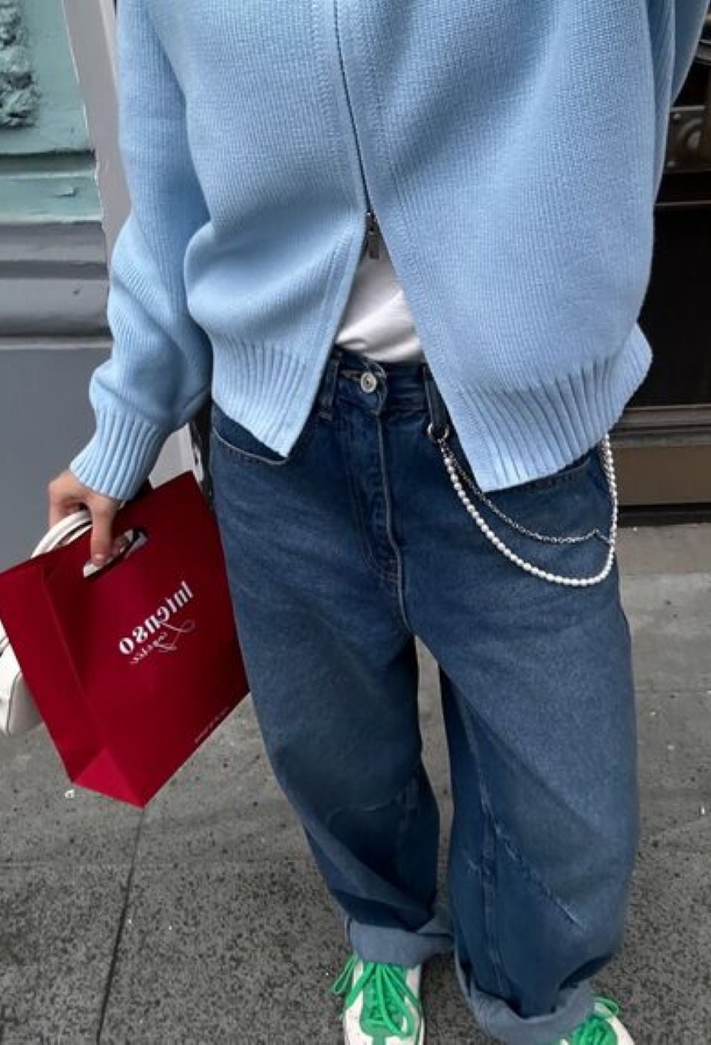 Цепь на сумку в серебре - фото 86821