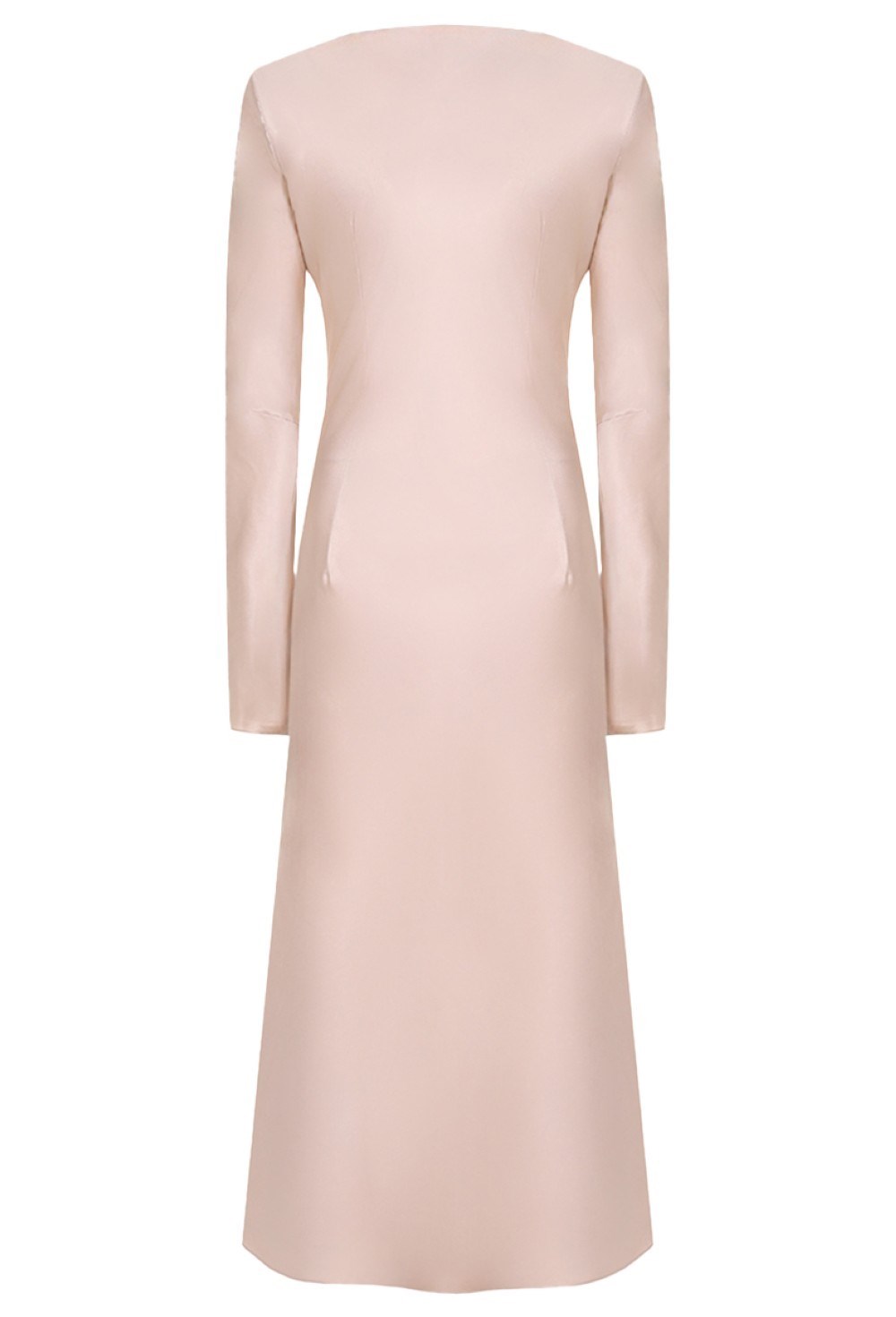 Платье миди атласное - фото 87207