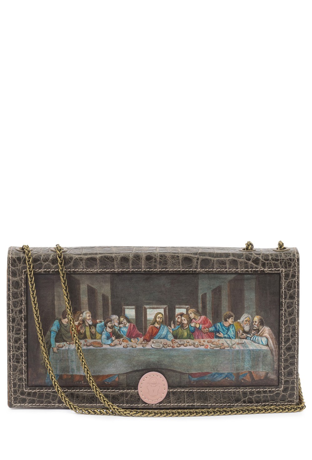 Клатч Брик "Вечерия" в кроко - фото 87393