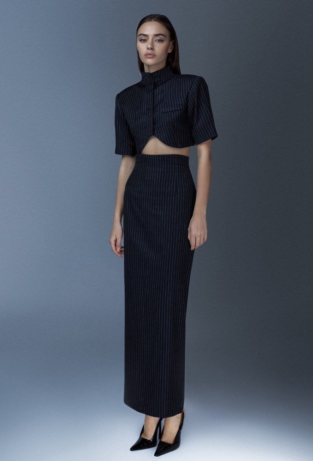 Жакет SHORT STRIPE - фото 87813