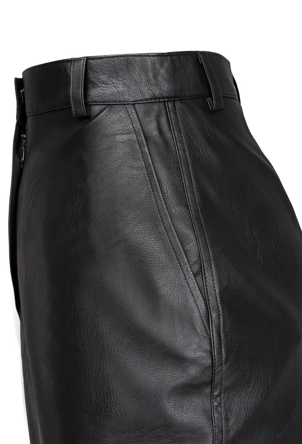 Юбка миди"Leather classic" - фото 87945