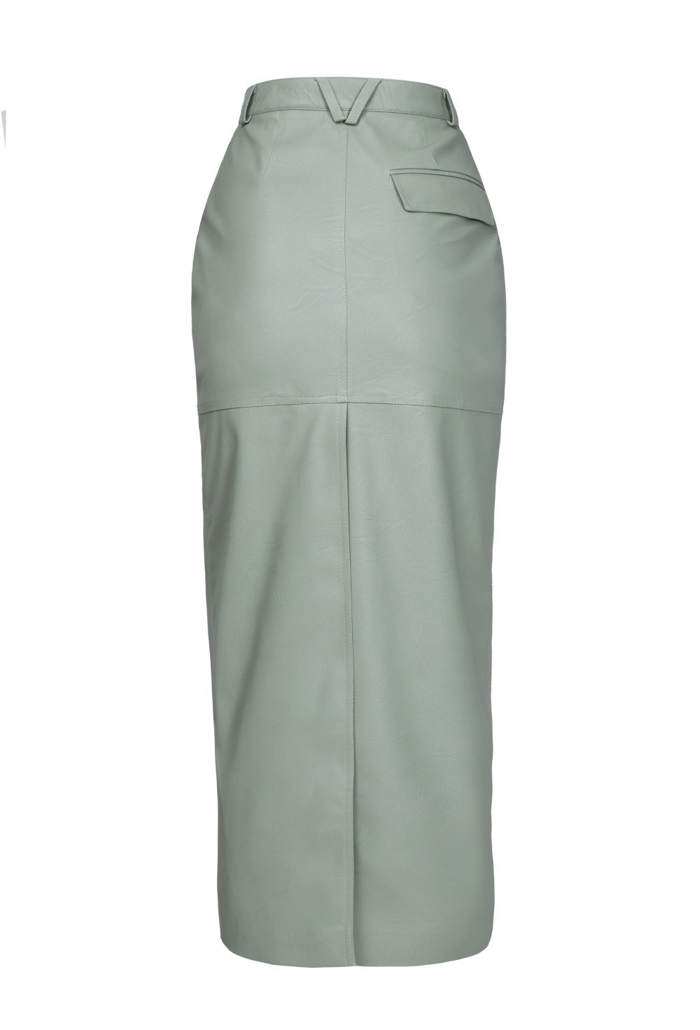 Юбка миди"Leather classic" - фото 87950