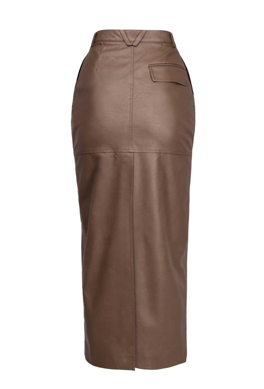 Юбка миди"Leather classic" - фото 87953