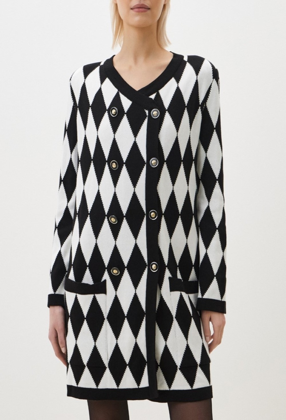 Кардиган-платье "Ромб" - фото 88740