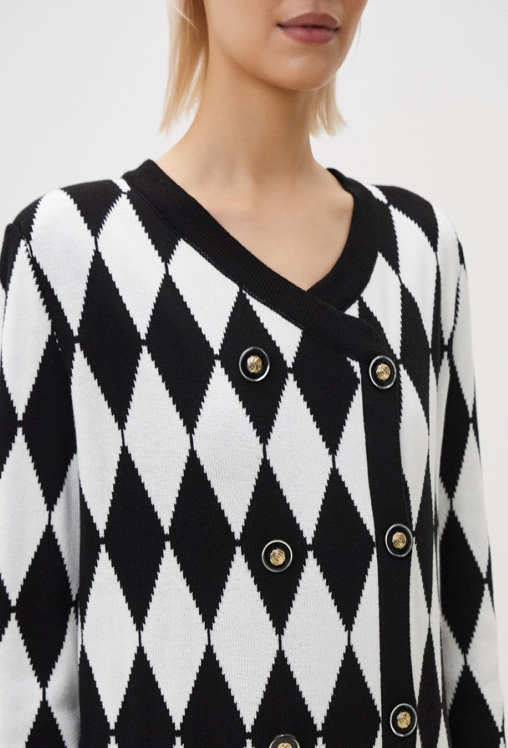 Кардиган-платье "Ромб" - фото 88743