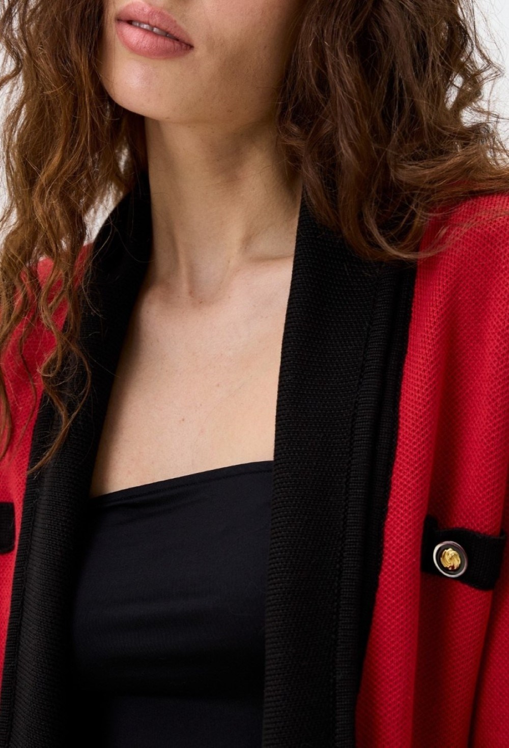 Жакет с воротником шаль - фото 88771