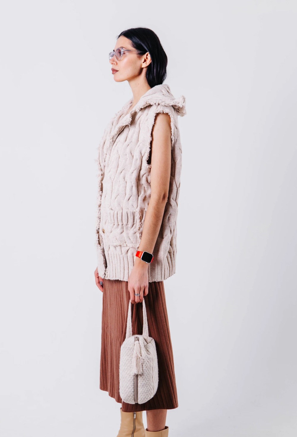 Жилет с косами - фото 88950