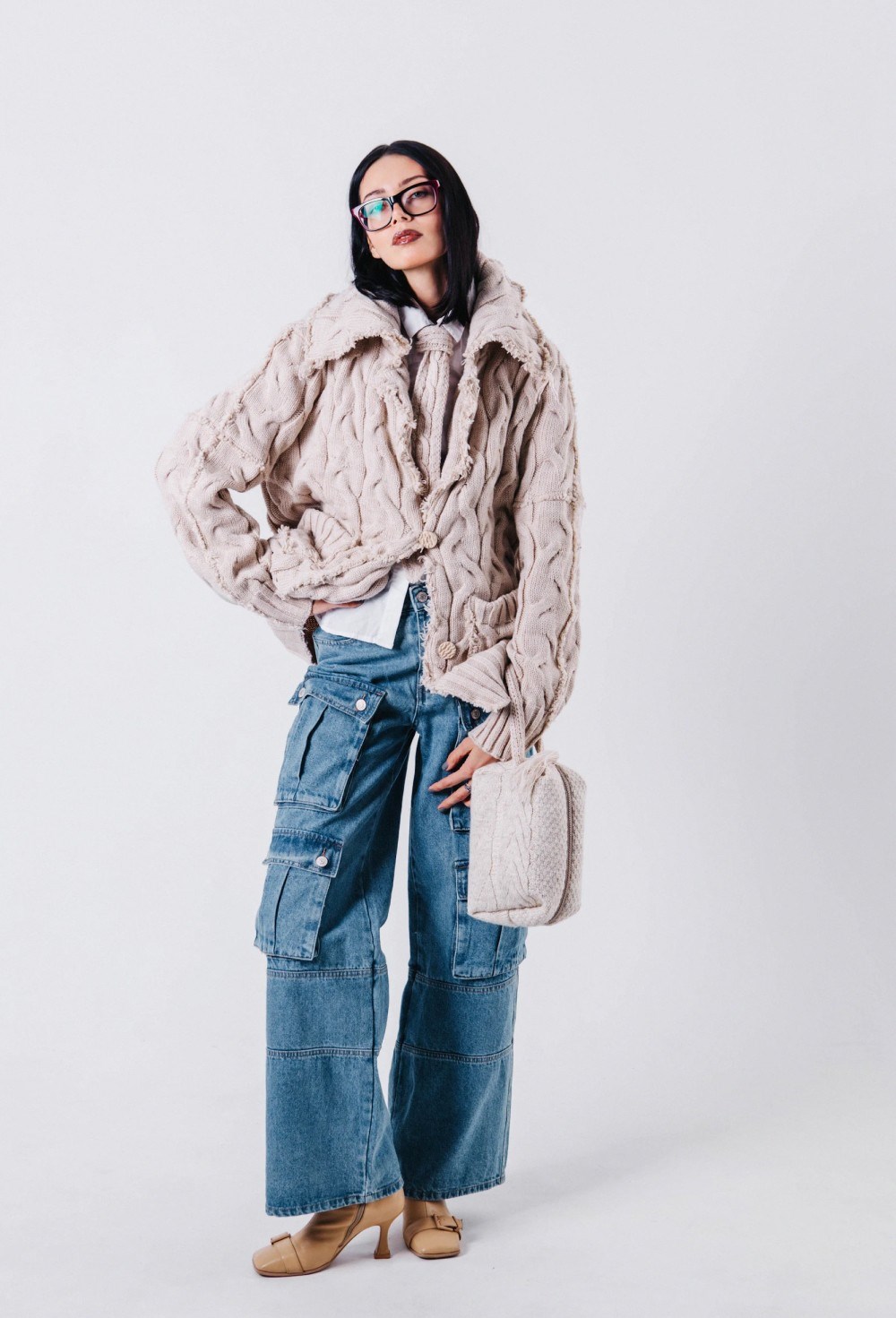 Жакет с косами - фото 88967