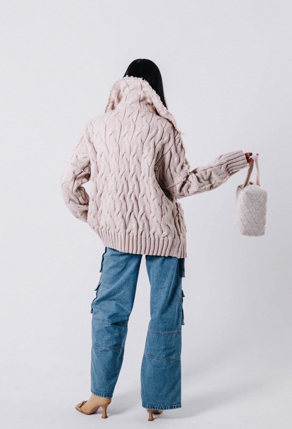 Жакет с косами - фото 88969