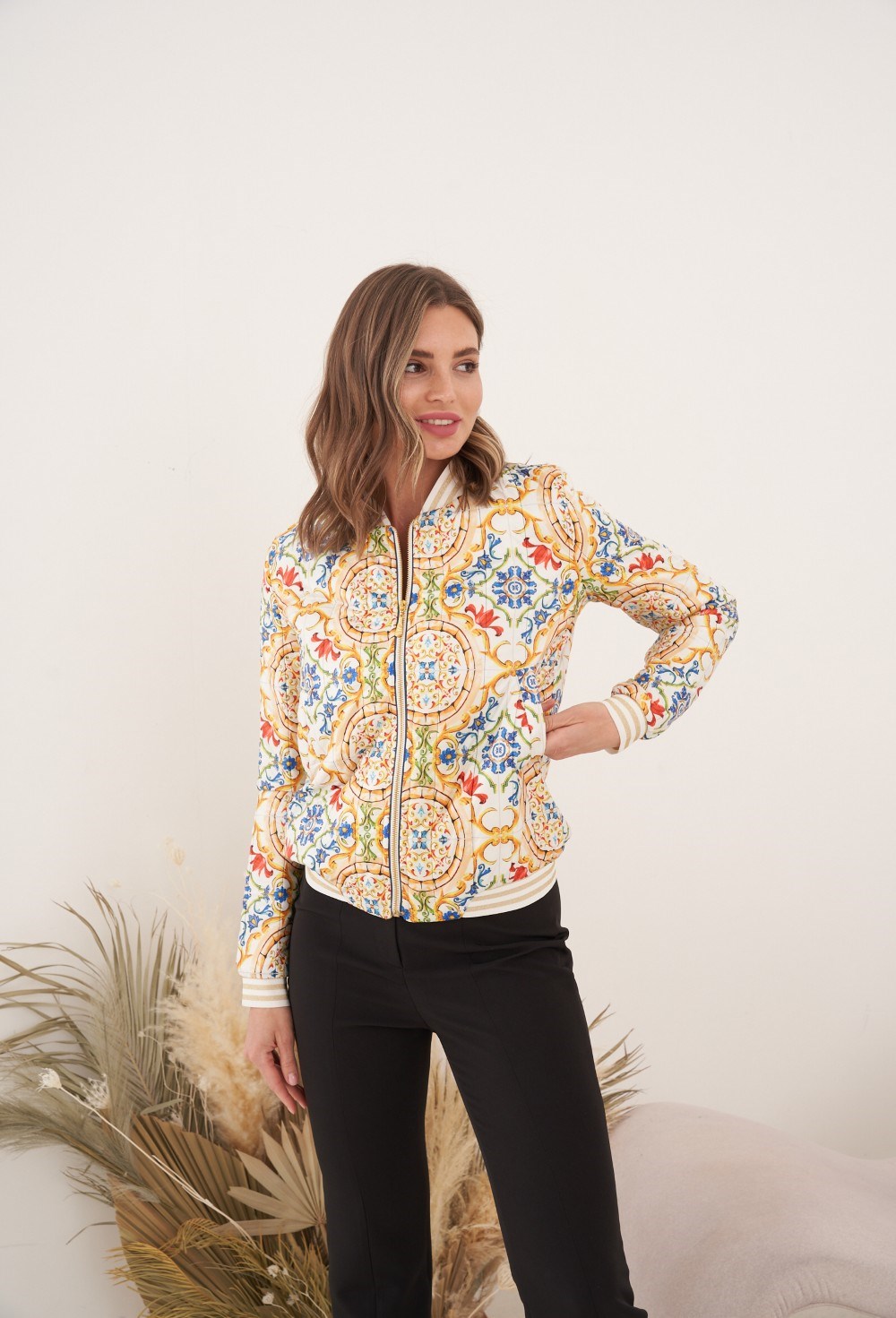 Бомбер «Принт Версаче» - фото 89224