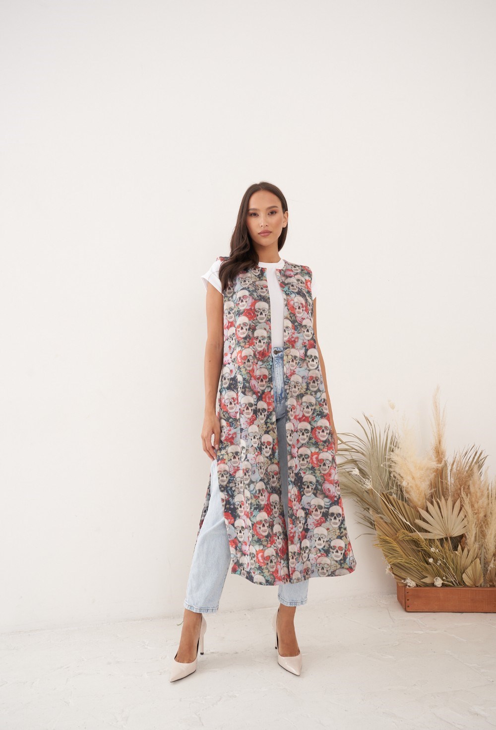 Жилет с черепами - фото 89238