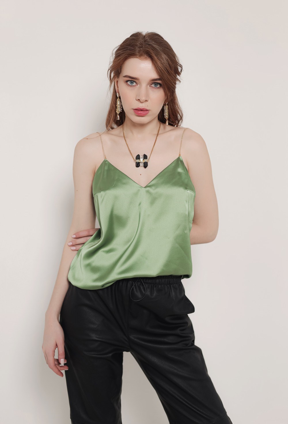 Топ на цепочках "Олива" - фото 89336