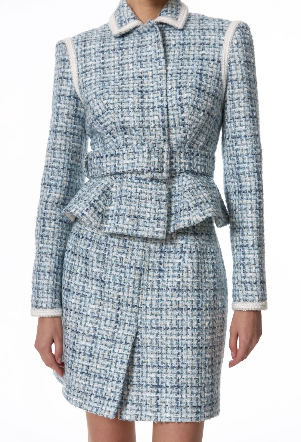 Юбка мини из твида - фото 89595