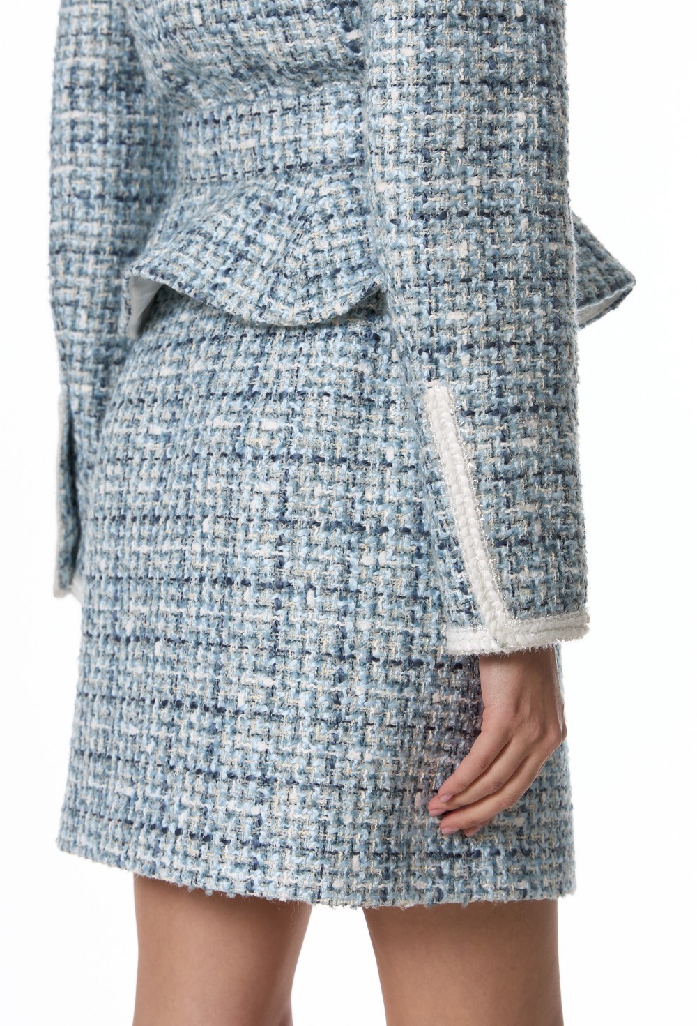 Юбка мини из твида - фото 89597
