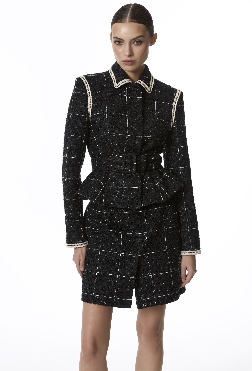 Юбка мини из твида - фото 89607