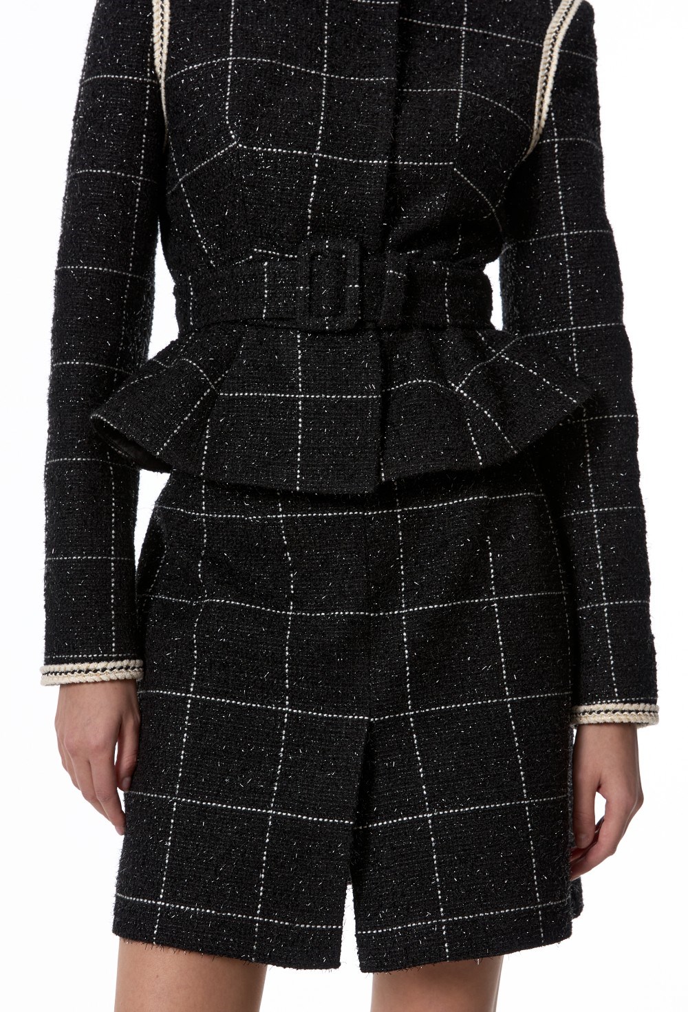 Юбка мини из твида - фото 89608