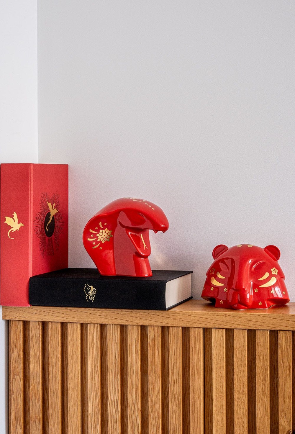 Фиугрка SNAKE, RED-GOLD - фото 90840