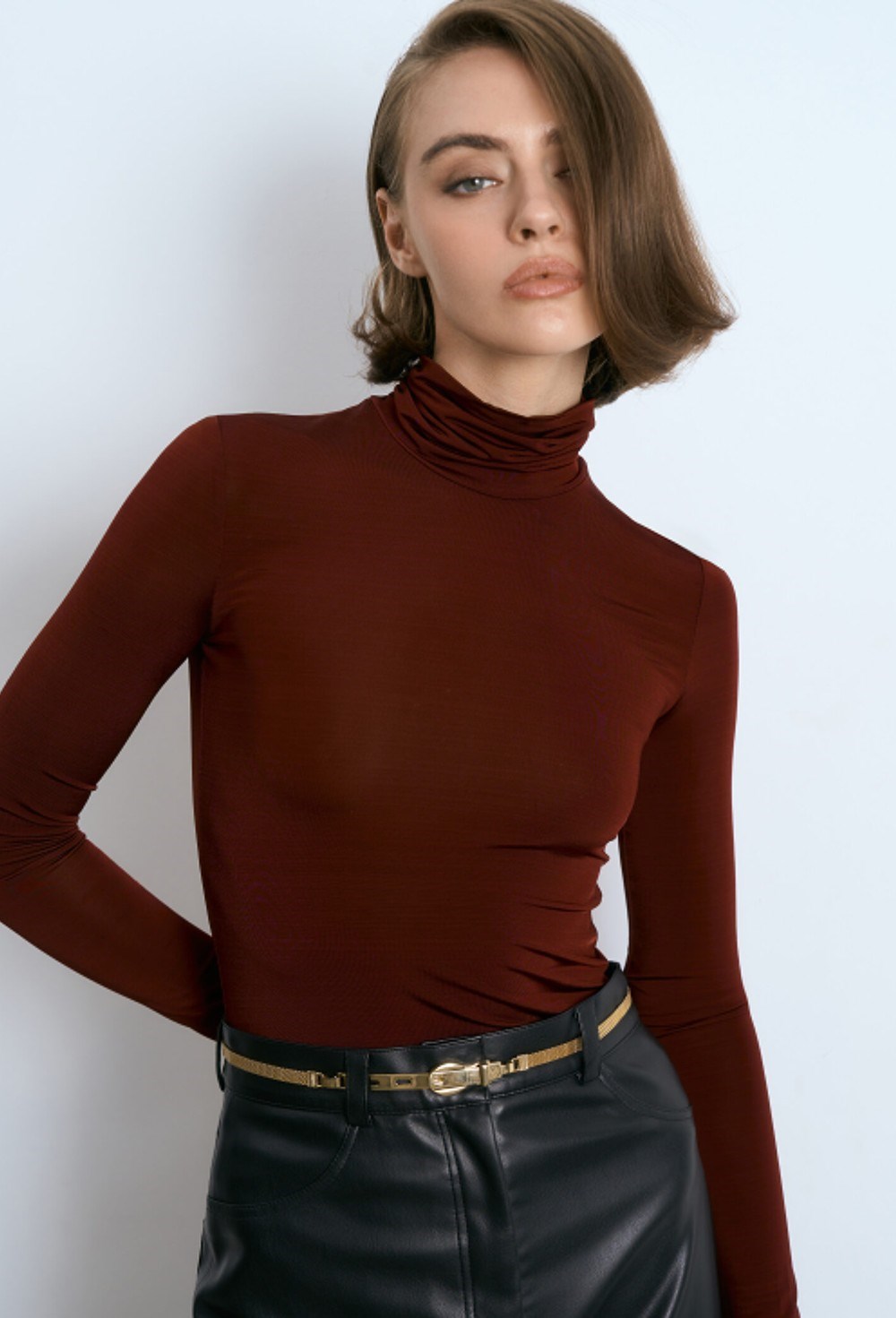 Водолазка из вискозы - фото 91360