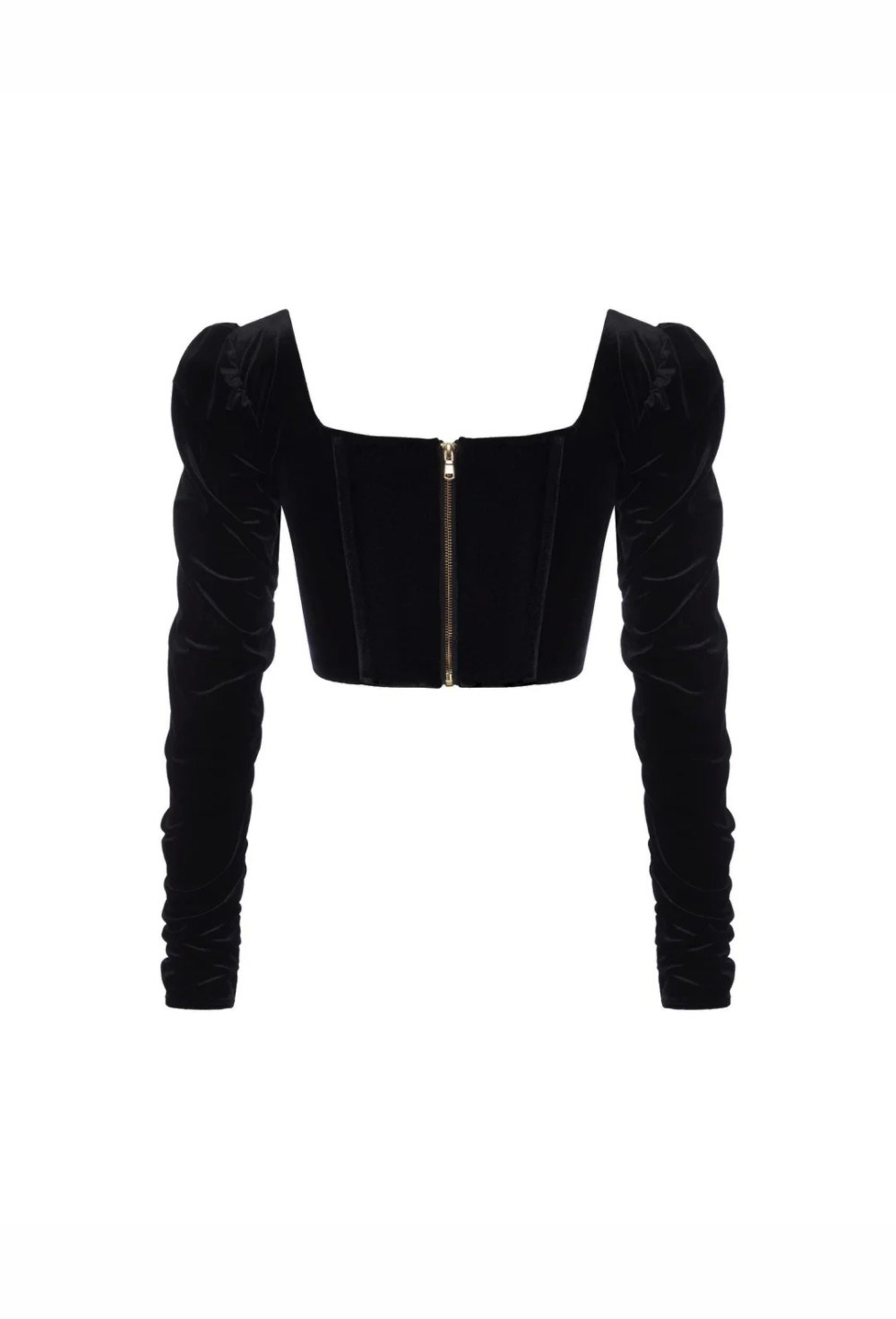 Корсет Черный бархат - фото 91371