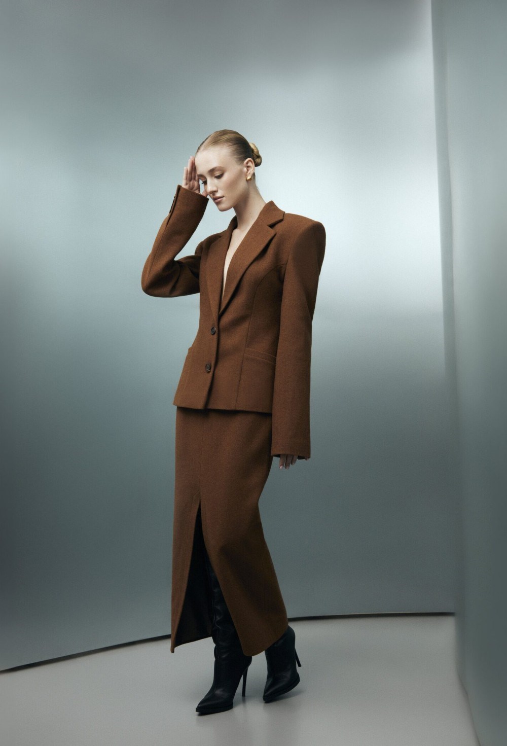 Юбка миди - фото 91450