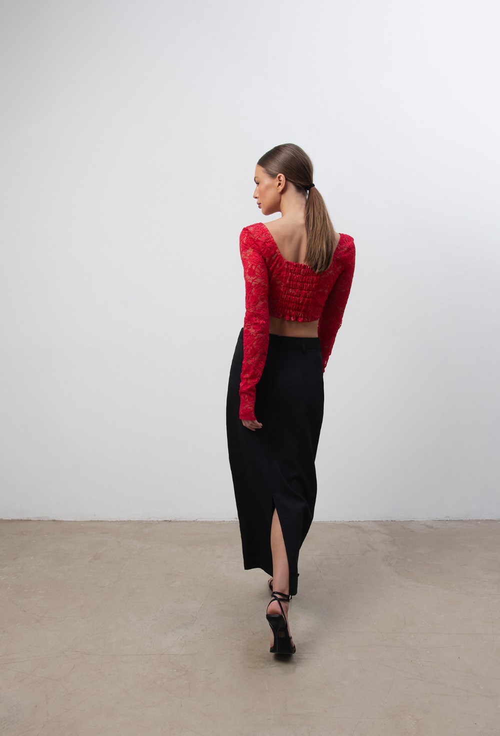 Юбка с заниженной - фото 91480