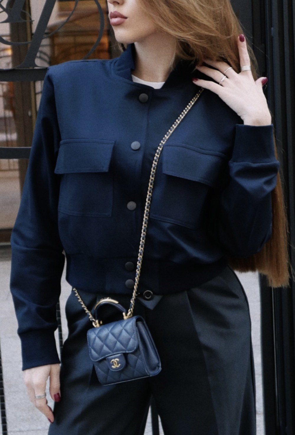 Укороченный бомбер - фото 91568