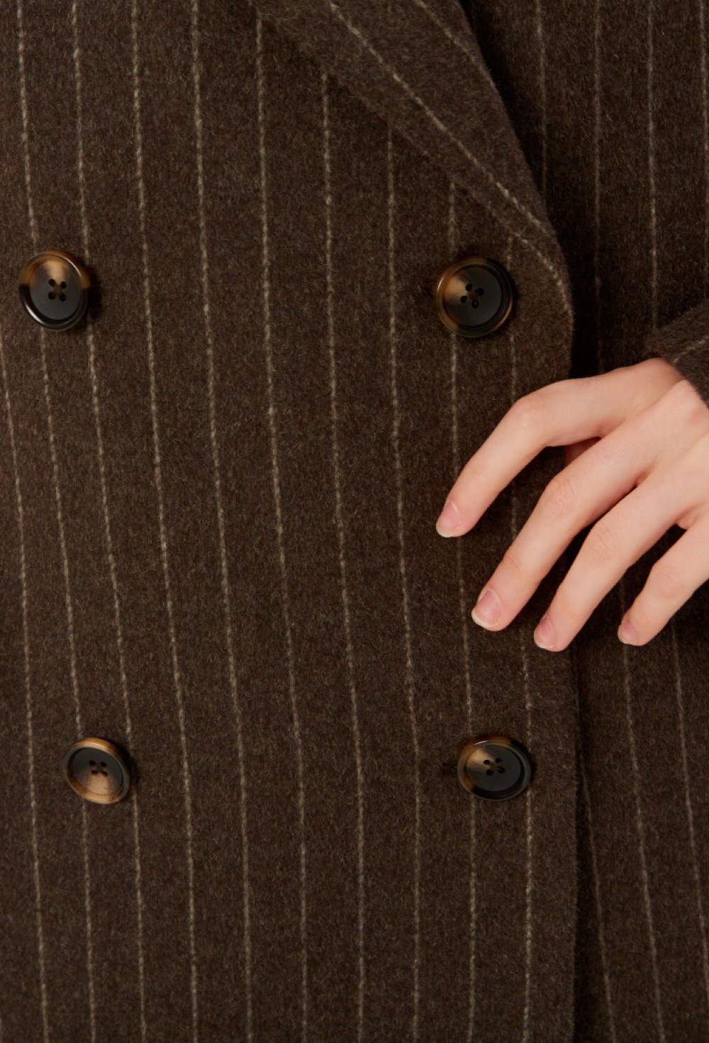 Пальто удлиненное с воротником - фото 91592