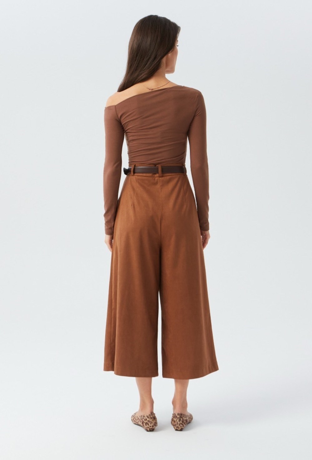 Кюлоты из замши - фото 91654