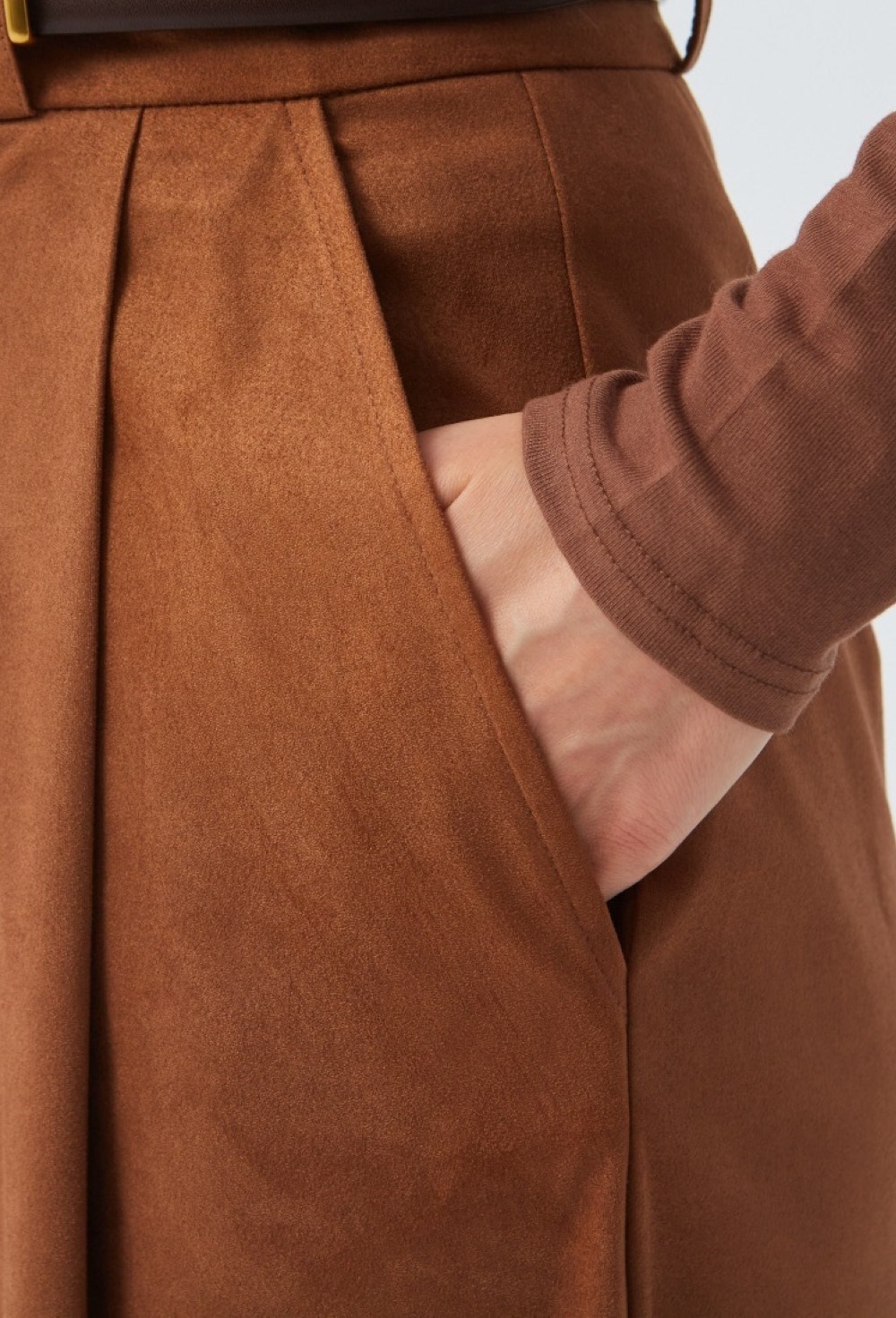 Кюлоты из замши - фото 91656