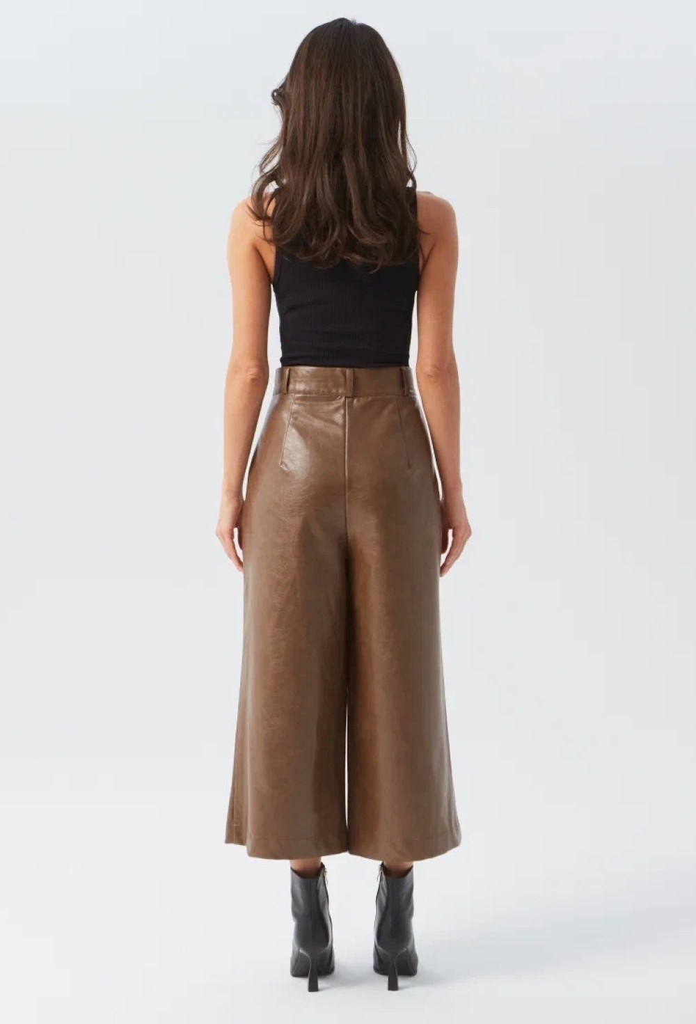 Кюлоты из экокожи - фото 91659