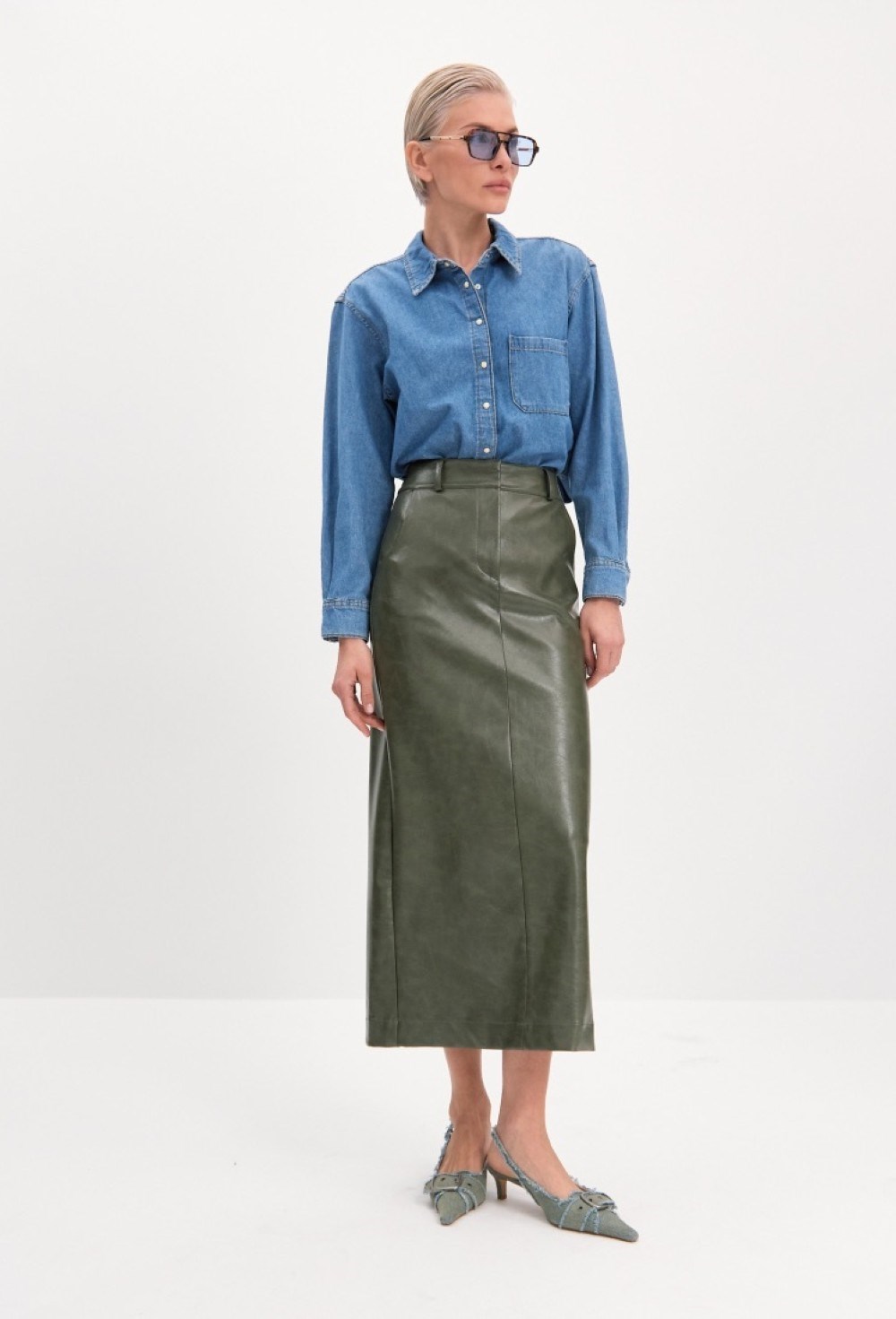 Юбка миди - фото 91692