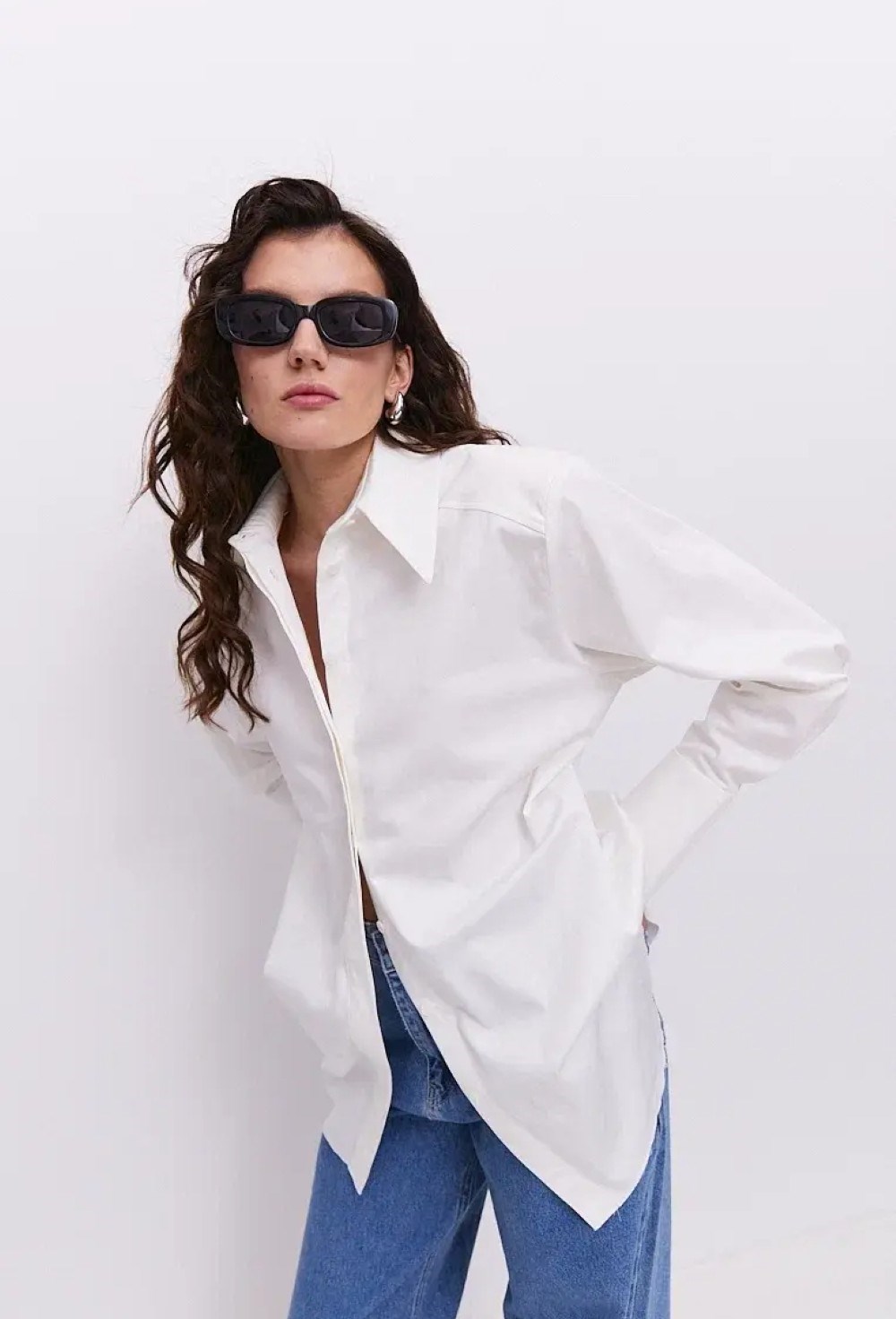 Рубашка с подплечниками - фото 91746