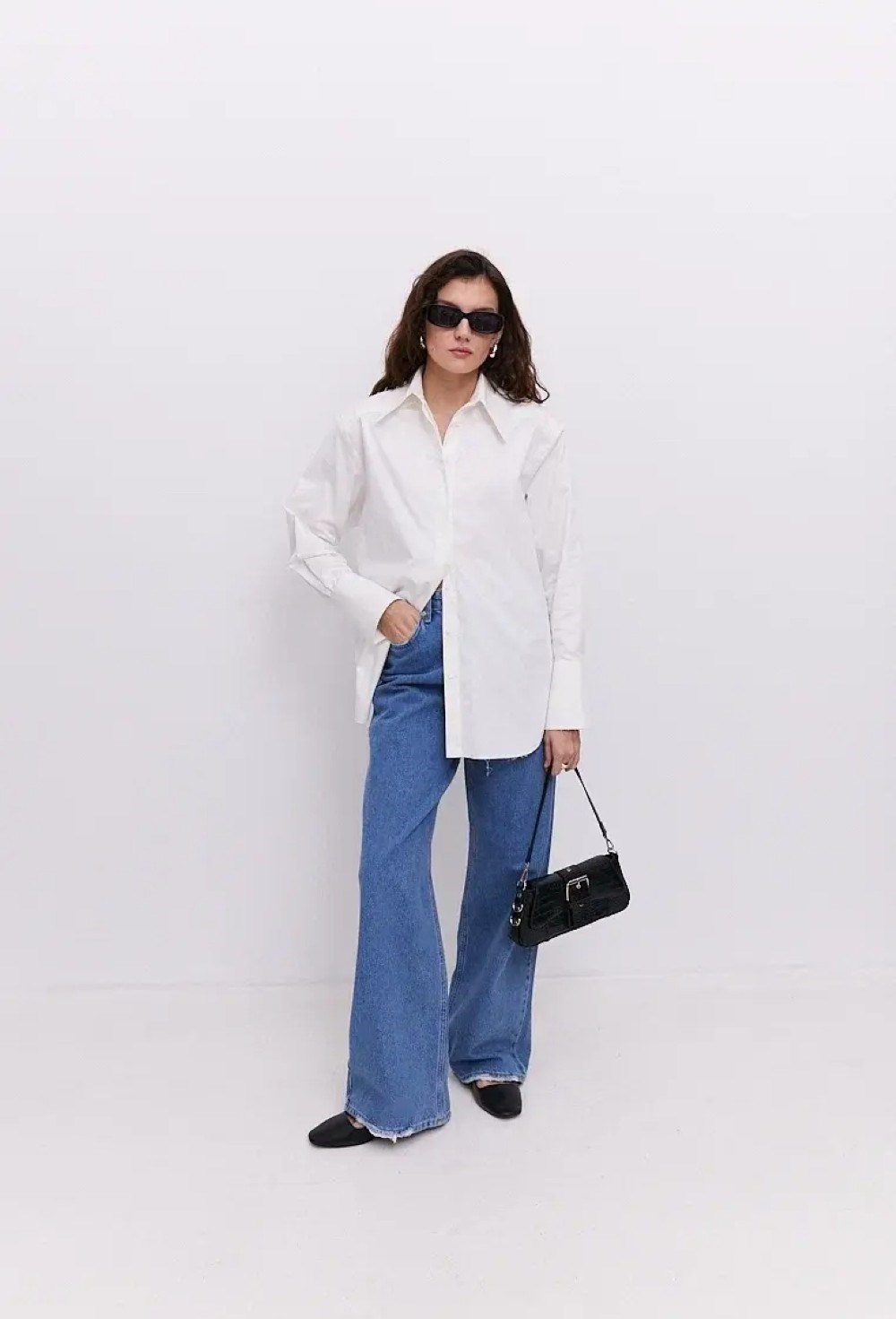 Рубашка с подплечниками - фото 91748