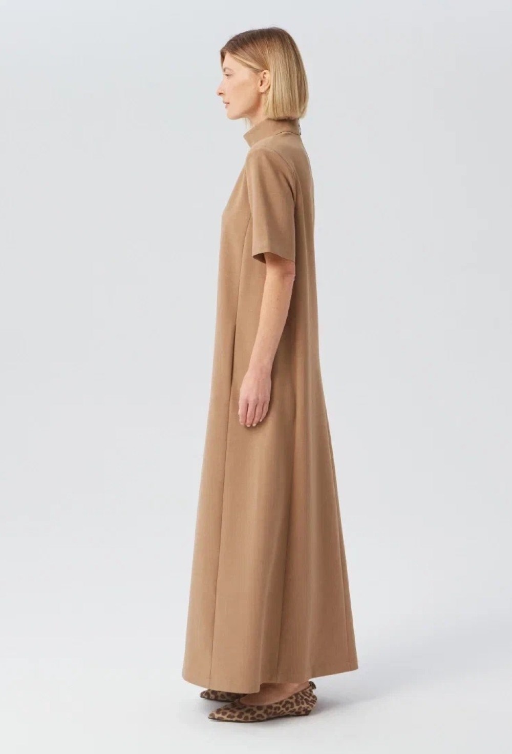 Платье с воротником-стойкой - фото 91761