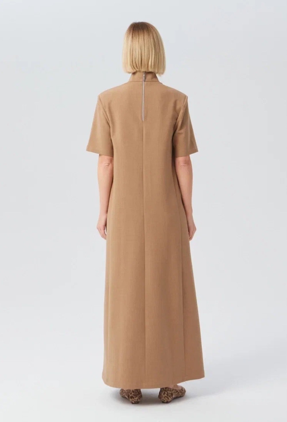 Платье с воротником-стойкой - фото 91762