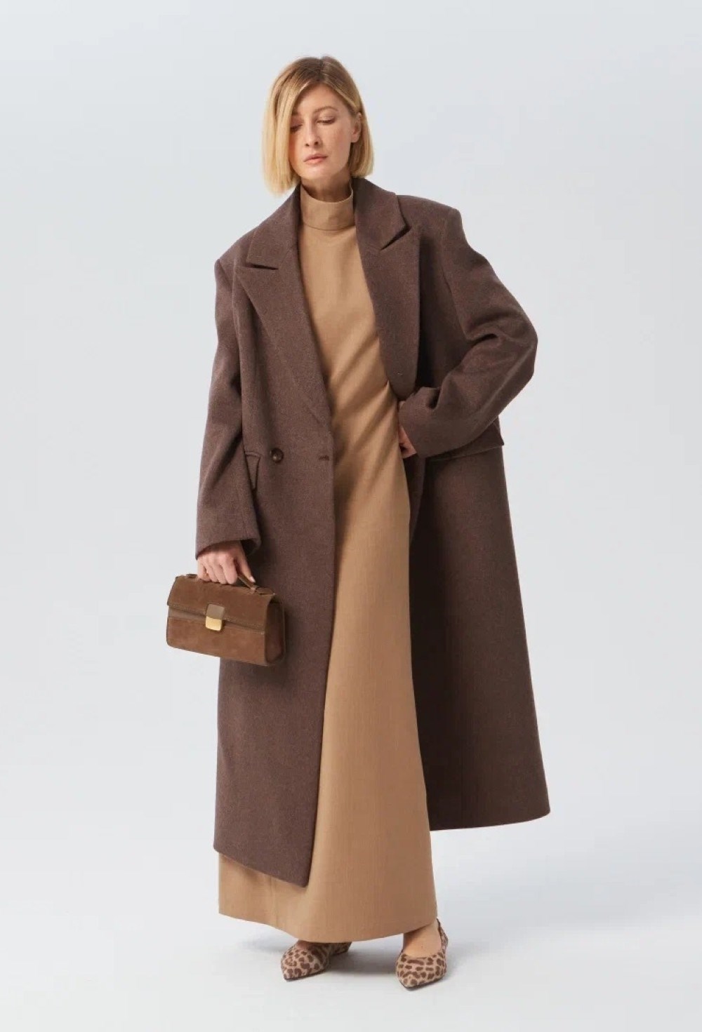 Платье с воротником-стойкой - фото 91763